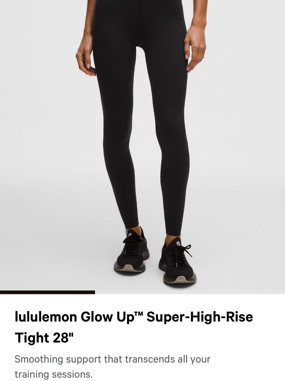 lululemon Black Glow Up™ Super-High-Rise Tights